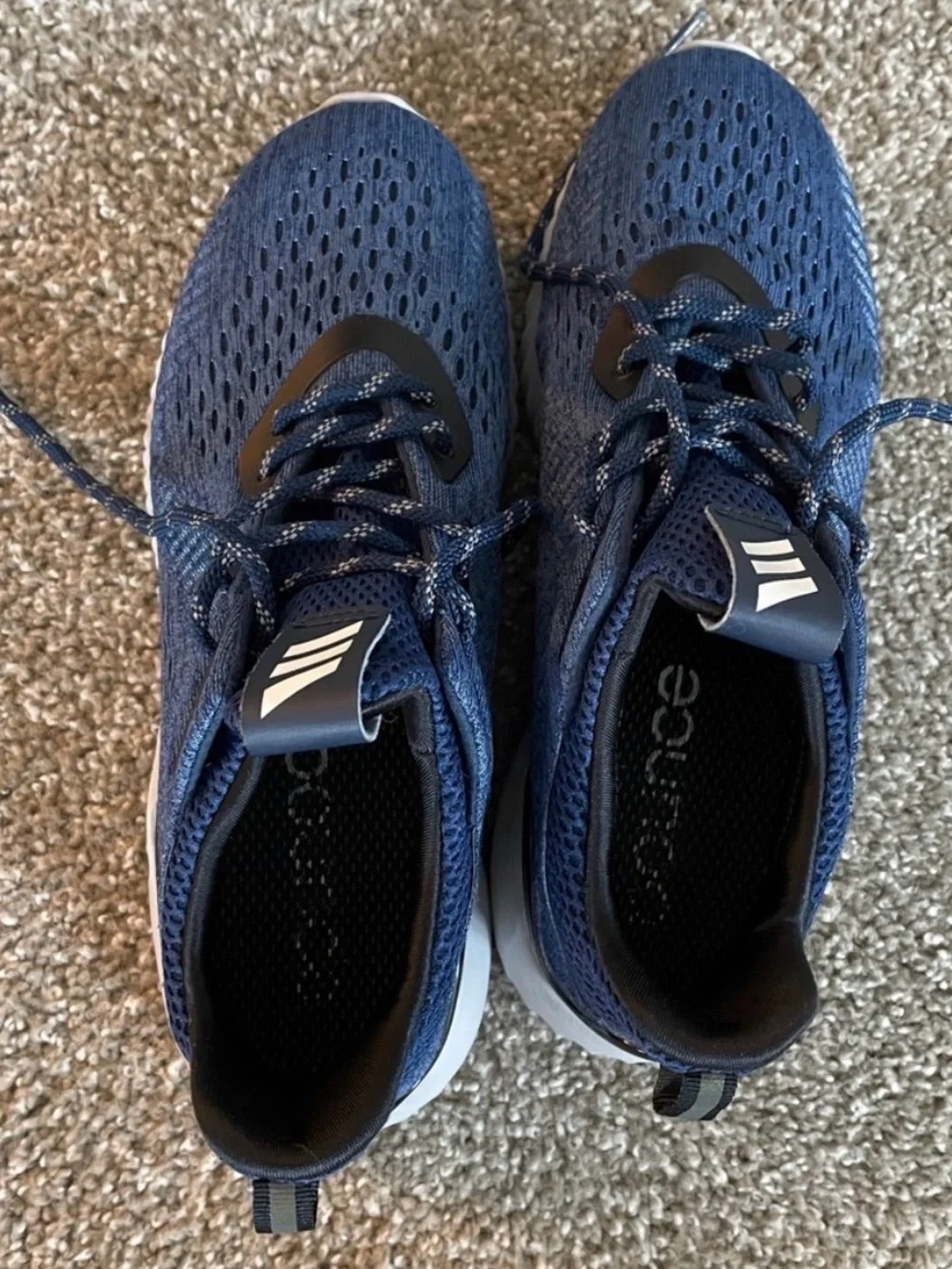 adidas Blue Alpha Bounce Running Shoes